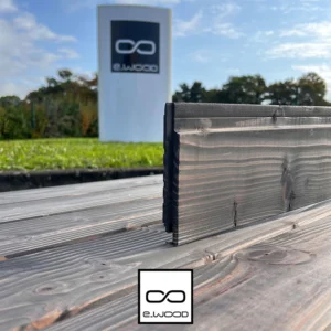 BARDAGE BOIS DOUGLAS CLASSE 3.2 GRIS INTEMPOREL - IVAR 20*125*LONG.DISPONIBLE - Zoom img