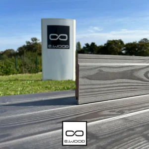 BARDAGE BOIS DOUGLAS CLASSE 3.1 SATURÉ GRIS FUSAIN - IVAR 20*125*LONG.DISPONIBLE - Zoom img