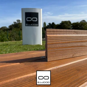 BARDAGE BOIS DOUGLAS CLASSE 3.1 SATURÉ TON BOIS HAVANE - IVAR 20*125*LONG.DISPONIBLE - Zoom img