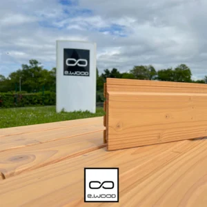 BARDAGE BOIS DOUGLAS CLASSE 3.1 SATURÉ TON BOIS DOUGLAS AUTHENTIC - IVAR 20*125*LONG.DISPONIBLE - Zoom img