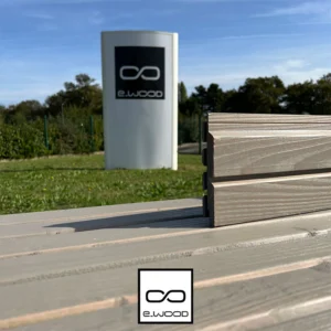 BARDAGE BOIS DOUGLAS CLASSE 3.1 SATURÉ GRIS CENDRE - ASLOG 26*122*LONG.DISPONIBLE - Zoom img