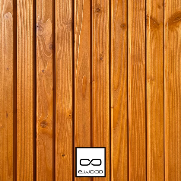 BARDAGE BOIS DOUGLAS CLASSE 3.1 SATURÉ TON BOIS AMBRÉ (MIEL HONEY) - ASLOG 27*125*LONG.DISPONIBLE - Packshot2 img