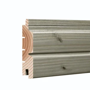 BARDAGE BOIS DOUGLAS CLASSE 3.1 SATURÉ GRIS SILVER - ASLOG 27*125*LONG.DISPONIBLE - Zoom img