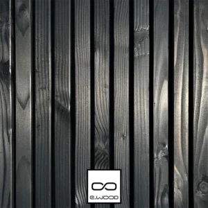 BARDAGE DOUGLAS SATURÉ NOIR ABSOLU - KARL 21*45