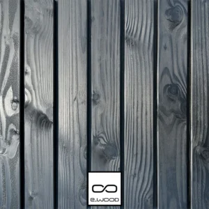 BARDAGE DOUGLAS SATURÉ NOIR ABSOLU - KARL 21*90