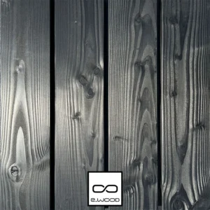 BARDAGE DOUGLAS SATURÉ NOIR ABSOLU - KARL 21*140