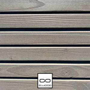 BARDAGE BOIS DOUGLAS CLASSE 3.1 SATURÉ GRIS FUSAIN - ASLOG1 20*125*LONG.DISPONIBLE - Zoom img