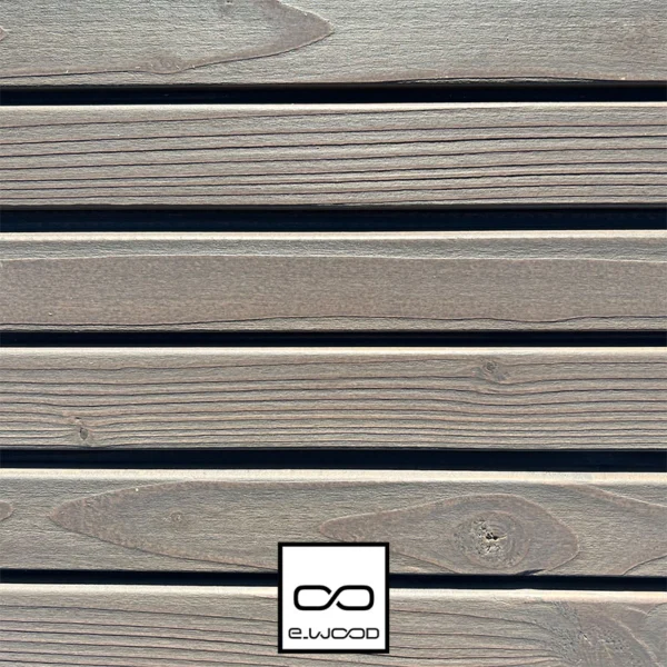 BARDAGE BOIS DOUGLAS CLASSE 3.1 SATURÉ GRIS FUSAIN - ASLOG1 20*125*LONG.DISPONIBLE - Zoom img