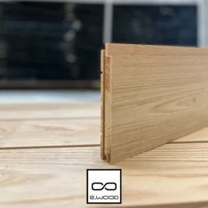 BARDAGE BOIS CHÂTAIGNIER ABOUTÉ CLASSE 4 NATUREL - ORLA 21*110*LONG.DISPONIBLE - Zoom img