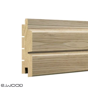 BARDAGE BOIS CHÂTAIGNIER ABOUTÉ CLASSE 4 NATUREL - ASLOG 21*125*3000 - Zoom img