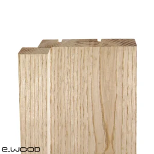 BARDAGE BOIS CHÂTAIGNIER ABOUTÉ CLASSE 4 NATUREL - BJORN2 42*165*LONG.DISPONIBLE - Zoom img
