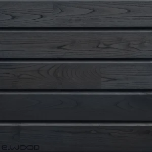 BARDAGE BOIS CHÂTAIGNIER ABOUTÉ CLASSE 4 SATURÉ NOIR INTENSE - LARS 20*132*3000 - Packshot1 img