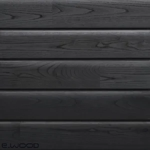 BARDAGE CHÂTAIGNIER ABOUTÉ SATURÉ NOIR INTENSE - IVAR 21*125*2900