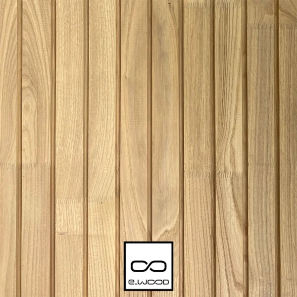 BARDAGE BOIS CHÂTAIGNIER ABOUTÉ CLASSE 4 SATURÉ TON BOIS TEAK - ASLOG 21*125*3000 - Packshot2 img
