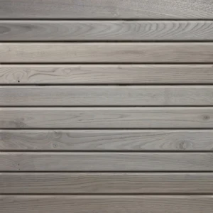 BARDAGE CHÂTAIGNIER ABOUTÉ SATURÉ GRIS GREY CLOUD (VIEUX BOIS) - ASLOG 21*125*3000