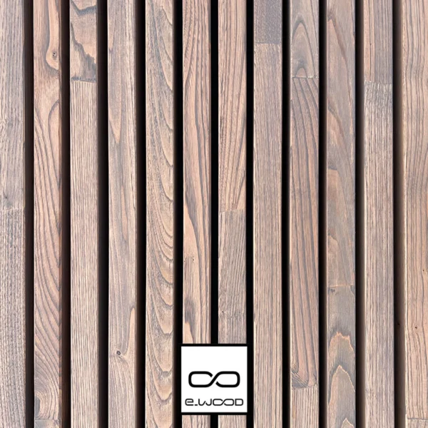 BARDAGE BOIS CHÂTAIGNIER ABOUTÉ CLASSE 4 SATURÉ GRIS SILVER GREY (GRIS) - KARL1 40*40*3000 - Packshot1 img