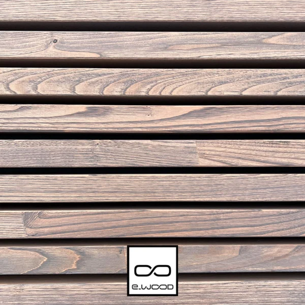 BARDAGE BOIS CHÂTAIGNIER ABOUTÉ CLASSE 4 SATURÉ GRIS SILVER GREY (GRIS) - KARL1 40*40*3000 - Packshot2 img