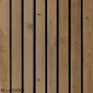 BARDAGE CHÂTAIGNIER ABOUTÉ SATURÉ TON BOIS TEAK - KARL1 40*40*3000