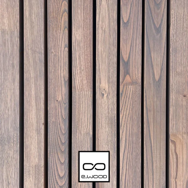 BARDAGE BOIS CHÂTAIGNIER ABOUTÉ CLASSE 4 SATURÉ GRIS SILVER GREY (GRIS) - KARL2 40*70*3000 - Packshot1 img