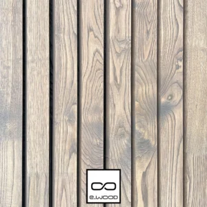 BARDAGE BOIS CHÂTAIGNIER ABOUTÉ CLASSE 4 SATURÉ GRIS SILVER GREY (GRIS) - SVEN1 21*68*3000 - Packshot2 img