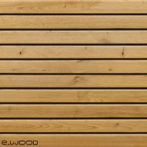 BARDAGE CHÂTAIGNIER ABOUTÉ SATURÉ TON BOIS TEAK - SVEN1 21*68*3000