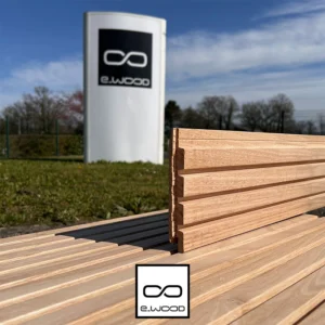 BARDAGE BOIS CHÂTAIGNIER ABOUTÉ LOT LONGUEUR MIXTES CLASSE 4 NATUREL - KIRSTEN 21*125*LONG.DISPONIBLE - Zoom img
