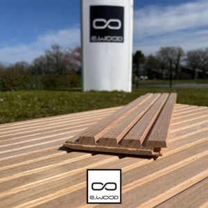 BARDAGE BOIS CHÂTAIGNIER ABOUTÉ LOT LONGUEUR MIXTES CLASSE 4 NATUREL - KIRSTEN 21*125*LONG.DISPONIBLE - Zoom2 img