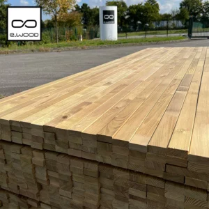BARDAGE BOIS ROBINIER ABOUTÉ 4 ARRÊTES VIVES CLASSE 4 NATUREL - KARL 21*50*3000 - Packaging img
