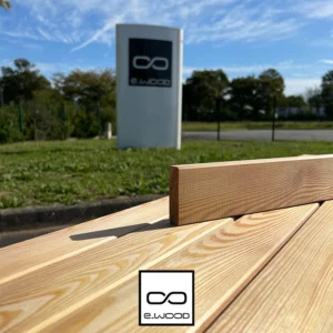 BARDAGE BOIS MÉLÈZE CLASSE 3.2 NATUREL - KARL 21*70*LONG.DISPONIBLE - Zoom img