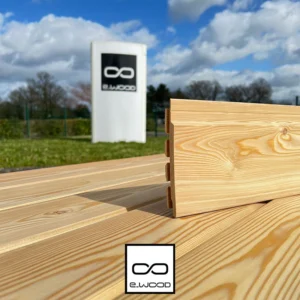BARDAGE BOIS MÉLÈZE CLASSE 3.2 NATUREL - LARS 21*132*LONG.DISPONIBLE - Zoom img