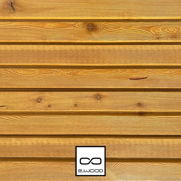 BARDAGE BOIS MÉLÈZE CHOIX B CLASSE 3.2 SATURÉ TON BOIS MIEL (HONEY) - ASLOG 27*125*3860 - Packshot1 img