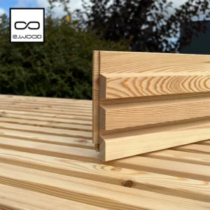 BARDAGE BOIS MÉLÈZE US CLASSE 3.2 SATURÉ TON BOIS MÉLÈZE NATUREL - AAGE 34*125*LONG.DISPONIBLE - Zoom img