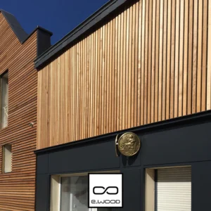 BARDAGE BOIS WESTERN RED CEDAR CLEAR 2 CLASSE 3.2 NATUREL - KARL1 40*40*LONG.DISPONIBLE - Ambiance2 img