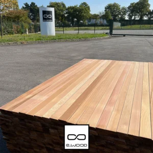 BARDAGE BOIS WESTERN RED CEDAR CLEAR 2 CLASSE 3.2 SATURÉ TON BOIS AMBRÉ (MIEL HONEY) - SVEN1 21*68*LONG.DISPONIBLE - Packaging img
