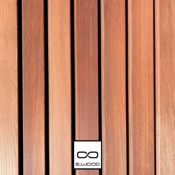 BARDAGE BOIS WESTERN RED CEDAR CLEAR 2 CLASSE 3.2 SATURÉ TON BOIS AMBRÉ (MIEL HONEY) - SVEN1 21*68*LONG.DISPONIBLE - Packshot3 img