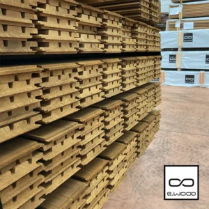 BARDAGE BOIS AYOUS THERMO CLASSE 3.2 SATURÉ TON BOIS ROYAL - KIRSTEN 21*125*LONG.DISPONIBLE - Packaging img
