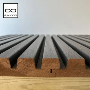 BARDAGE BOIS AYOUS THERMO CLASSE 3.2 SATURÉ NOIR ABSOLU - AAGE 34*125*LONG.DISPONIBLE - Zoom img