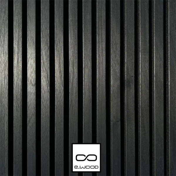 BARDAGE BOIS AYOUS THERMO CLASSE 3.2 SATURÉ NOIR ABSOLU - AAGE 34*125*LONG.DISPONIBLE - Packshot1 img