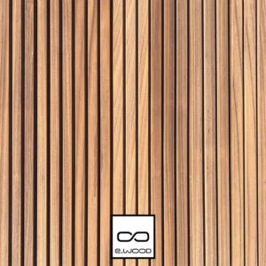 PAREMENT MURAL AYOUS THERMO SATURÉ TON BOIS TEAK - KIRSTEN 21*125