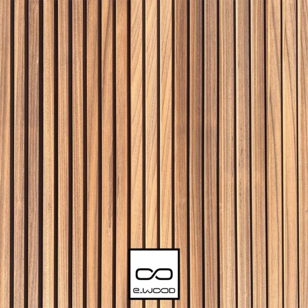 PAREMENT MURAL BOIS AYOUS THERMO CLASSE 3.2 SATURÉ TON BOIS TEAK - KIRSTEN 21*125*LONG.DISPONIBLE - Packshot1 img
