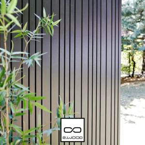 BARDAGE FELIXWOOD® BAMBOO THERMO CLASSE 4 BRUN INTENSE + FINITION HUILÉ - DUO - CLIP 18*133*1850 - Ambiance1 img