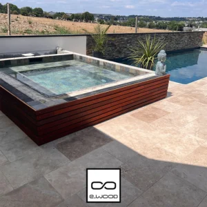 BARDAGE BOIS PADOUK CLASSE 4 NATUREL - SVEN1 20*68*LONG.DISPONIBLE - Ambiance3 img