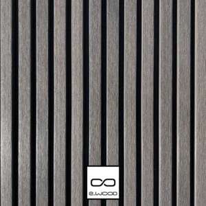 BARDAGE E-WOOD® BOIS COMPOSITE EXCELLENCE BROSSÉ GRIS SILVER - AAGE 34*185*LONG.DISPONIBLE - Packshot3 img