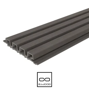BARDAGE E-WOOD® BOIS COMPOSITE EXCELLENCE BROSSÉ GRIS SILVER - AAGE 34*185*LONG.DISPONIBLE - Ambiance5 img
