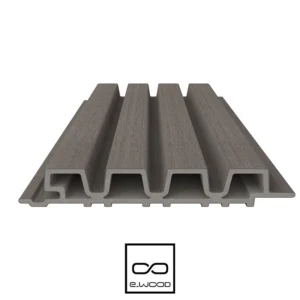 BARDAGE E-WOOD® BOIS COMPOSITE EXCELLENCE BROSSÉ GRIS SILVER - AAGE 34*185*LONG.DISPONIBLE - Ambiance6 img