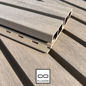 BARDAGE E-WOOD® BOIS COMPOSITE EXCELLENCE BROSSÉ GRIS ANTIQUE - AAGE2 34*150*LONG.DISPONIBLE - Packaging img