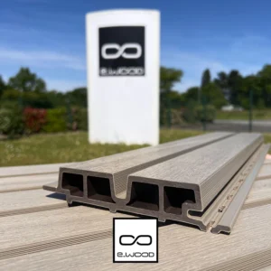 BARDAGE E-WOOD® BOIS COMPOSITE EXCELLENCE BROSSÉ GRIS ANTIQUE - AAGE2 34*150*LONG.DISPONIBLE - Zoom img