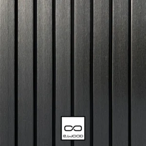 BARDAGE E-WOOD® BOIS COMPOSITE EXCELLENCE BROSSÉ NOIR EBONY - AAGE2 34*150*LONG.DISPONIBLE - Packshot1 img