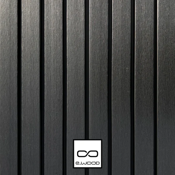 BARDAGE E-WOOD® BOIS COMPOSITE EXCELLENCE BROSSÉ NOIR EBONY - AAGE2 34*150*LONG.DISPONIBLE - Packshot1 img