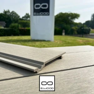 BARDAGE E-WOOD® BOIS COMPOSITE EXCELLENCE BROSSÉ GRIS ANTIQUE - LOKI 19*153*3500 - Zoom2 img